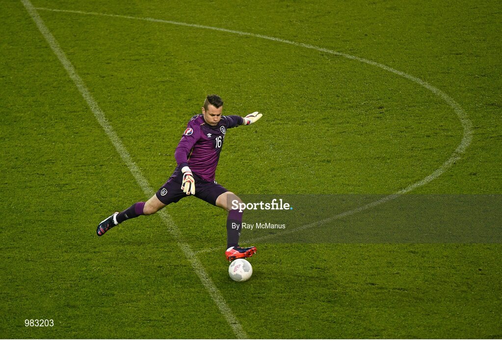29 March 2015; Shay Given, Republic of Ireland. UEFA EURO 2016 Championship Qualifier, Group D, Republic of Ireland v Poland. Aviva Stadium, Lansdowne Road, Dublin. Picture credit: Ray McManus / SPORTSFILE