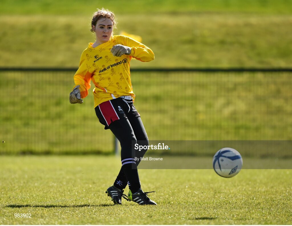 11 April 2015; Clodagh Walsh, UCC. WSCAI Intervarsities Cup Final, UCD v UCC, Waterford IT, Waterford. Picture credit: Matt Browne / SPORTSFILE