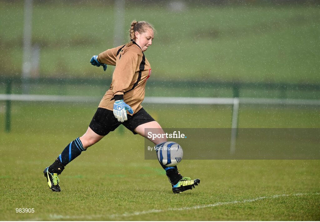 11 April 2015; Marissa Temple, UCD. WSCAI Intervarsities Cup Final, UCD v UCC, Waterford IT, Waterford. Picture credit: Matt Browne / SPORTSFILE