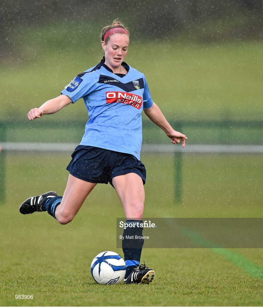 11 April 2015; Emily Cahill, UCD. WSCAI Intervarsities Cup Final, UCD v UCC, Waterford IT, Waterford. Picture credit: Matt Browne / SPORTSFILE
