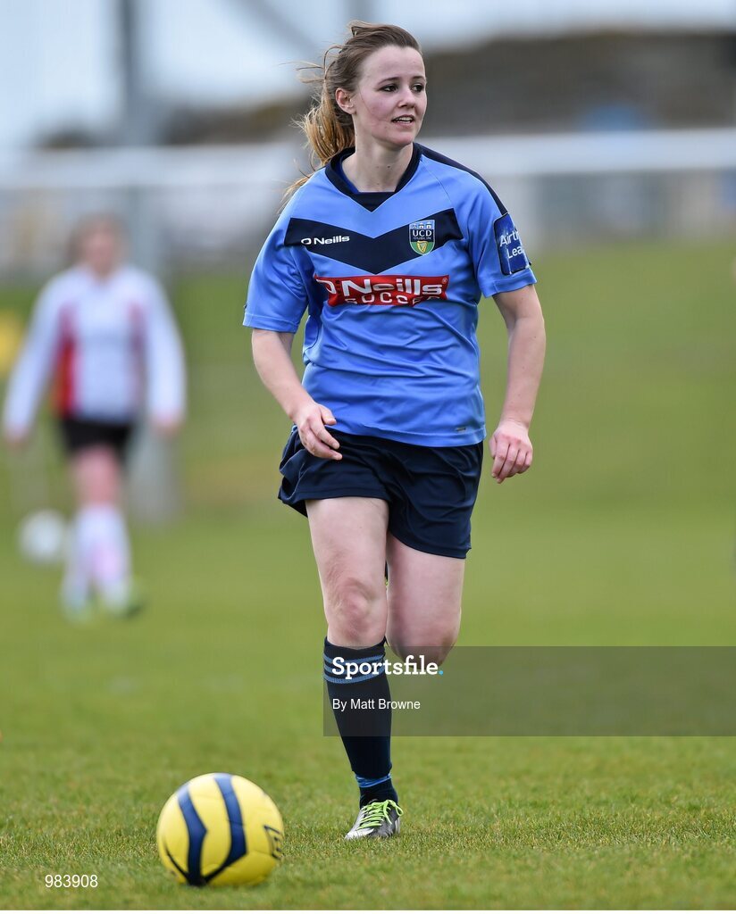 11 April 2015; Sophie Pratt, UCD. WSCAI Intervarsities Cup Final, UCD v UCC, Waterford IT, Waterford. Picture credit: Matt Browne / SPORTSFILE