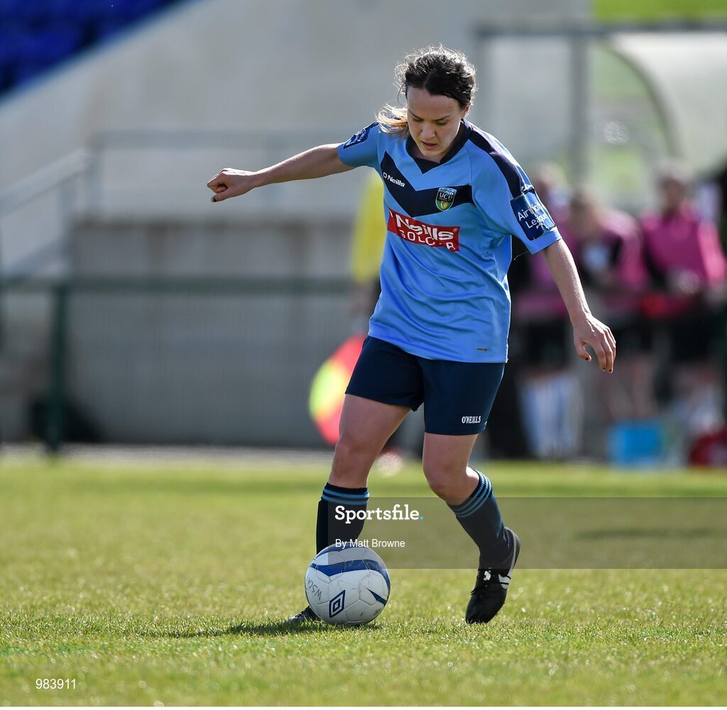 11 April 2015; Ciara Grant, UCD. WSCAI Intervarsities Cup Final, UCD v UCC, Waterford IT, Waterford. Picture credit: Matt Browne / SPORTSFILE