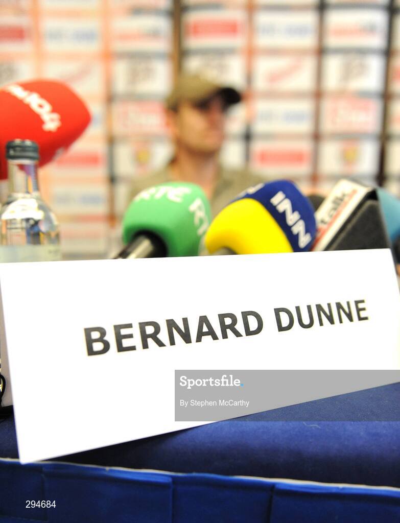 7 May 2008; Bernard Dunne during a press conference to announce the next Hunky Dorys Fight Night at the National Stadium on July 12. Brian Peters Promotions press conference, O'Connell Suite, Burlington Hotel, Dublin. Picture credit; Stephen McCarthy / SPORTSFILE