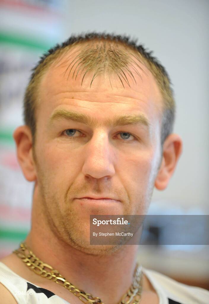 7 May 2008; Ian Timms during a press conference to announce the next Hunky Dorys Fight Night at the National Stadium on July 12. Brian Peters Promotions press conference, O'Connell Suite, Burlington Hotel, Dublin. Picture credit; Stephen McCarthy / SPORTSFILE