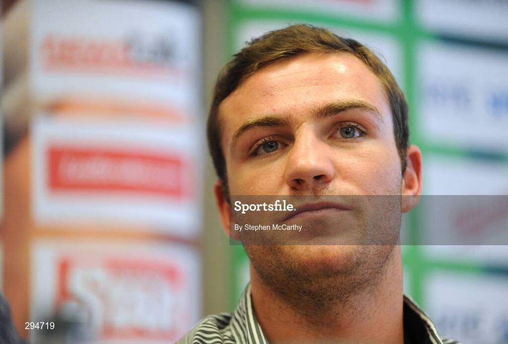 7 May 2008; Matthew Macklin during a press conference to announce the next Hunky Dorys Fight Night at the National Stadium on July 12. Brian Peters Promotions press conference, O'Connell Suite, Burlington Hotel, Dublin. Picture credit; Stephen McCarthy / SPORTSFILE