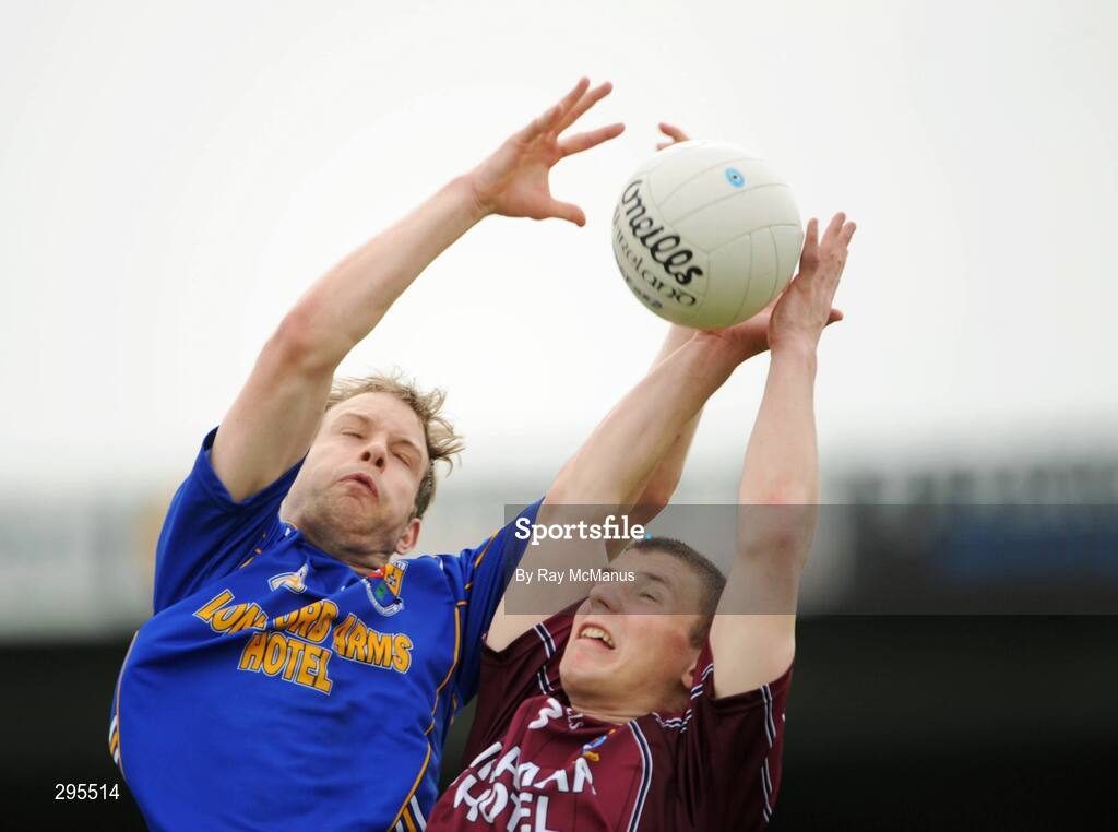 11 May 2008; Kieran Gavin, Westmeath, in action against Brian Kavanagh, Longford. GAA Football Leinster Senior Championship, Longford v Westmeath, Pearse Park, Longford. Picture credit: Ray McManus / SPORTSFILE