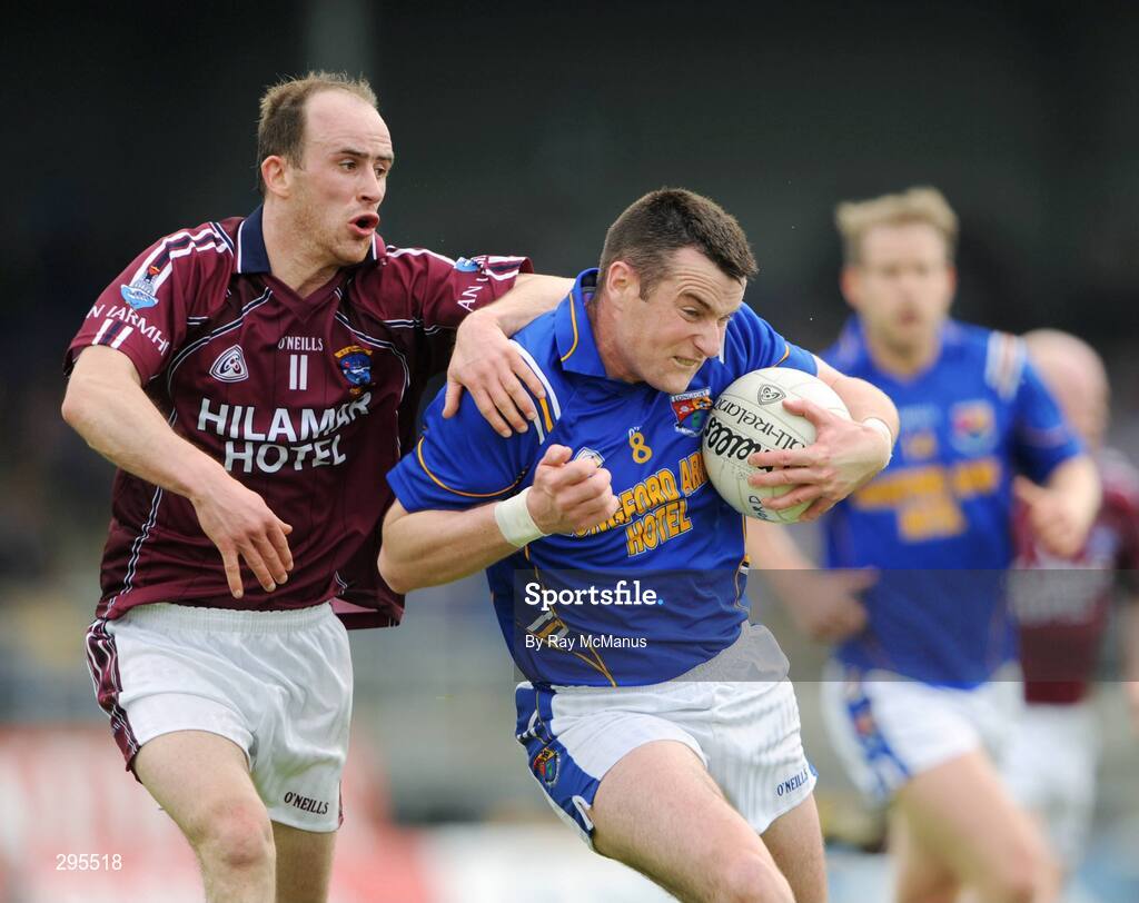 11 May 2008; Liam Keenan, Longford, in action against John Smyth, Westmeath. GAA Football Leinster Senior Championship, Longford v Westmeath, Pearse Park, Longford. Picture credit: Ray McManus / SPORTSFILE