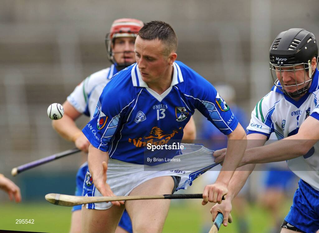 11 May 2008; Ronan O'Hagan, Cavan, in action against David Connolly, Monaghan. GAA Hurling Ulster Senior Championship, Cavan v Monaghan, Kingspan Breffni Park, Cavan. Picture credit: Brian Lawless / SPORTSFILE