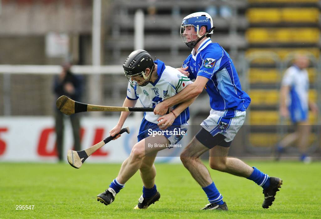 11 May 2008; Brian McGuigan, Monaghan, in action against Andrew Nelligan, Cavan. GAA Hurling Ulster Senior Championship, Cavan v Monaghan, Kingspan Breffni Park, Cavan. Picture credit: Brian Lawless / SPORTSFILE