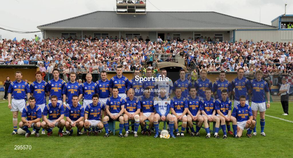 11 May 2008; The Longford squad. GAA Football Leinster Senior Championship, Longford v Westmeath, Pearse Park, Longford. Picture credit: Ray McManus / SPORTSFILE