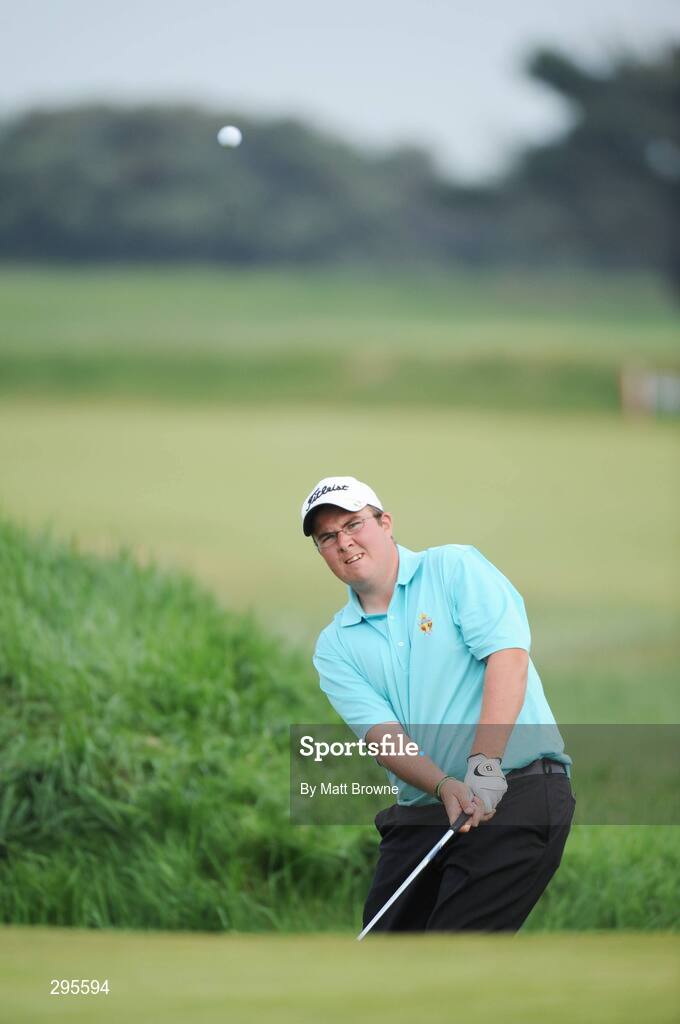 11 May 2008; Shane Lowry, Esker Hills Golf Club, pitches onto the 17th green during the Irish Amateur Open Golf Championship. Irish Amateur Open Golf Championship, Royal Dublin Golf Course, Portmarnock, Co. Dublin. Picture credit: Matt Browne / SPORTSFILE