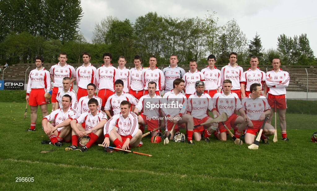 11 May 2008; The Tyrone squad. GAA Hurling Ulster Senior Championship, Fermanagh v Tyrone, Emmett Park, Lisnaskea, Co. Fermanagh. Picture credit: Oliver McVeigh / SPORTSFILE