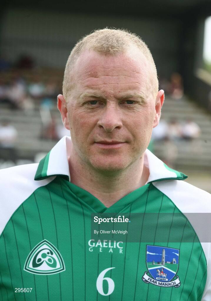 11 May 2008; Fermanagh Captain Jason McManus. GAA Hurling Ulster Senior Championship, Fermanagh v Tyrone, Emmett Park, Lisnaskea, Co. Fermanagh. Picture credit: Oliver McVeigh / SPORTSFILE
