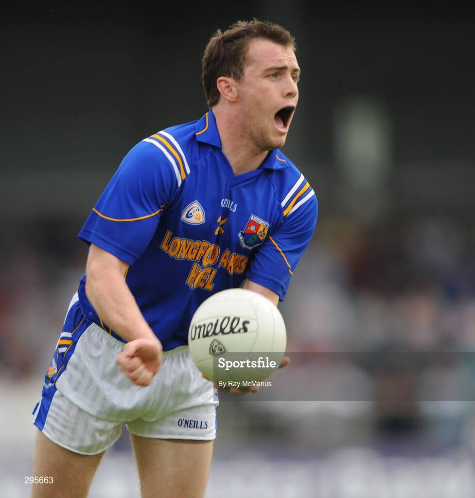 11 May 2008; David Barden, Longford. GAA Football Leinster Senior Championship, Longford v Westmeath, Pearse Park, Longford. Picture credit: Ray McManus / SPORTSFILE