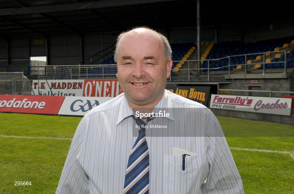 11 May 2008; Pat Cahill, Chairman, Longford County Board. GAA Leinster Senior Football Championship, Longford v Westmeath, Pearse Park, Longford. Picture credit: Ray McManus / SPORTSFILE