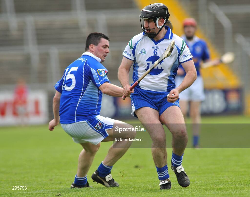 11 May 2008; Pat O'Connell, Monaghan, in action against Mark McEntee, Cavan. GAA Hurling Ulster Senior Championship, Cavan v Monaghan, Kingspan Breffni Park, Cavan. Picture credit: Brian Lawless / SPORTSFILE