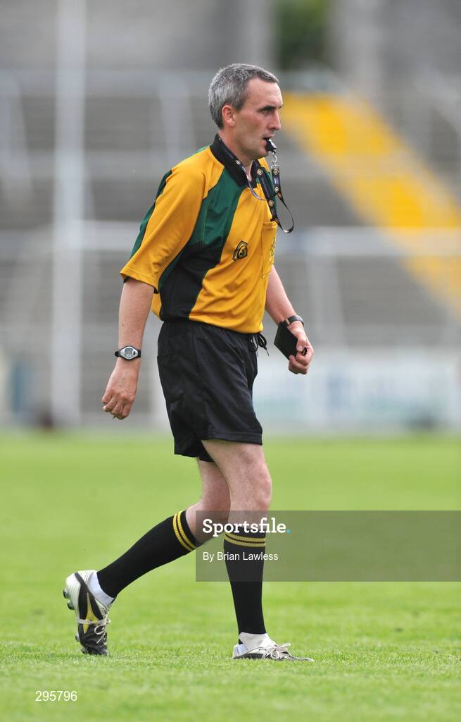 11 May 2008; Referee Declan Magee. GAA Hurling Ulster Senior Championship, Cavan v Monaghan, Kingspan Breffni Park, Cavan. Picture credit: Brian Lawless / SPORTSFILE