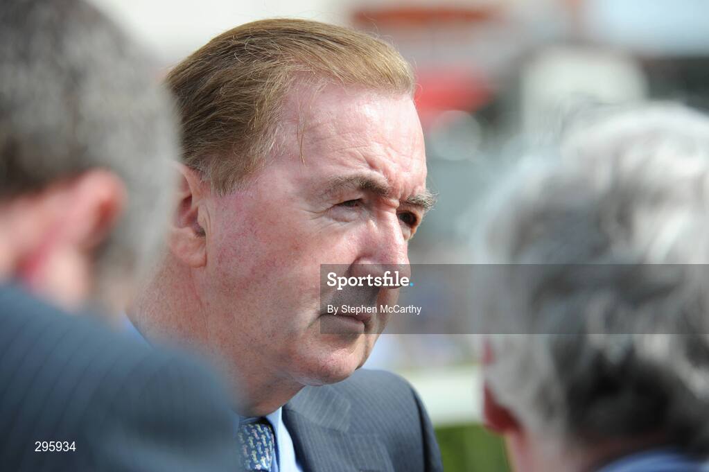 11 May 2008; Trainer Dermot Weld. Derrinstown Stud Derby Trial Stakes Day, Leopardstown, Co. Dublin. Picture credit: Stephen McCarthy / SPORTSFILE
