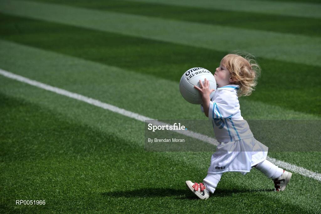 15 May 2008; TV3 has announced its GAA Line-up at Croke Park for Championship Season 2008. All live matches will be hosted by Matt Cooper and he will be joined in the studio by three expert panelists for each match. In addition to the live matches, TV3 will also broadcast a new Thursday prime time magazine show "Championship Throw-In", starting on May 29th. Pictured at the announcement is Conor O'Donovan, age 2 and 1/2 from Kildare. Croke Park, Dublin. Picture credit: Brendan Moran / SPORTSFILE  *** Local Caption ***
