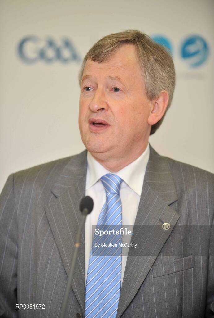 15 May 2008; TV3 has announced its GAA Line-up at Croke Park for Championship Season 2008. All live matches will be hosted by Matt Cooper and he will be joined in the studio by three expert panelists for each match. In addition to the live matches, TV3 will also broadcast a new Thursday prime time magazine show "Championship Throw-In", starting on May 29th. Speaking at the announcement is Paraic Duffy, Ard Stiurthoir of the GAA. Croke Park, Dublin. Picture credit: Stephen McCarthy / SPORTSFILE  *** Local Caption ***