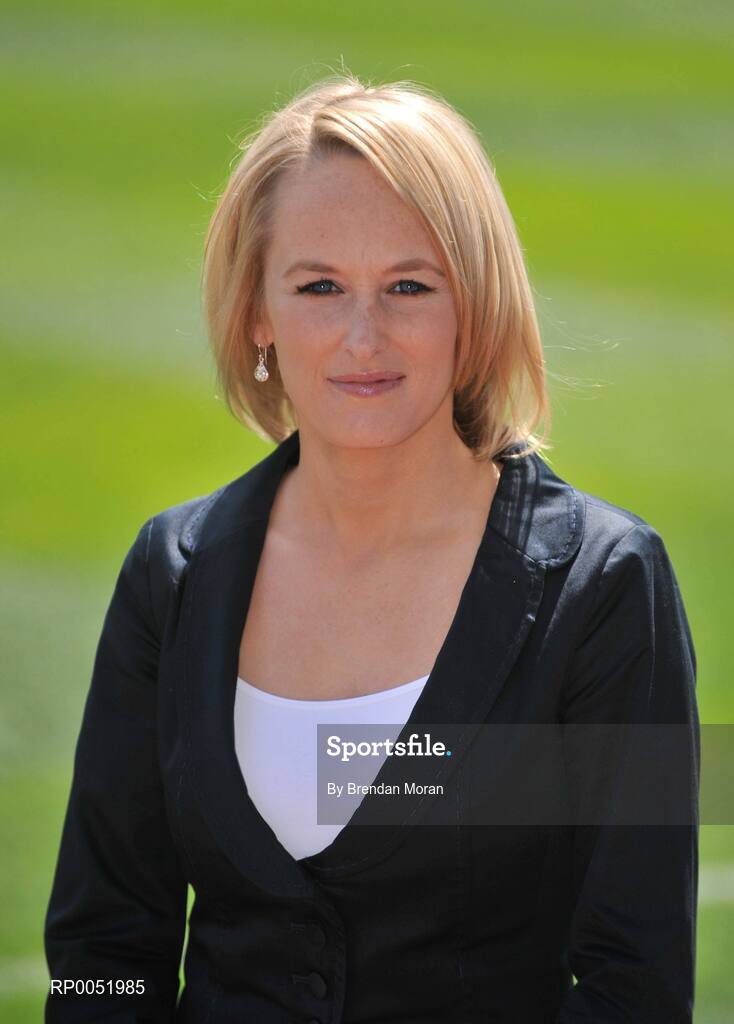 15 May 2008; TV3 has announced its GAA Line-up at Croke Park for Championship Season 2008. All live matches will be hosted by Matt Cooper and he will be joined in the studio by three expert panelists for each match. In addition to the live matches, TV3 will also broadcast a new Thursday prime time magazine show "Championship Throw-In", starting on May 29th. Pictured is Reporter Sinead Kissane. Croke Park, Dublin. Picture credit: Brendan Moran / SPORTSFILE  *** Local Caption ***