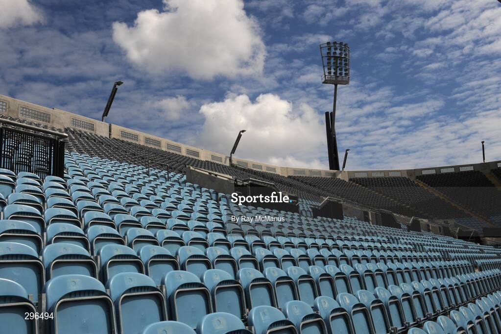 18 May 2008; A general view of Croke Park featuring seating on Hill 16. GAA Football Leinster Senior Championship 1st Round, Meath v Carlow, Croke Park, Dublin. Picture credit: Ray McManus / SPORTSFILE