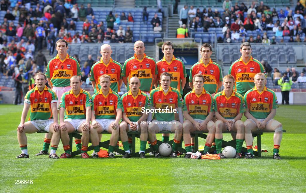 18 May 2008; The Carlow team. GAA Football Leinster Senior Championship 1st Round, Meath v Carlow, Croke Park, Dublin. Picture credit: Brendan Moran / SPORTSFILE