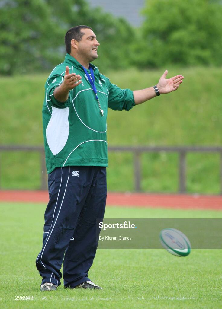 19 May 2008; Ireland acting head coach Michael Bradley during squad training. Ireland rugby squad training, University of Limerick, Limerick. Picture credit: Kieran Clancy / SPORTSFILE