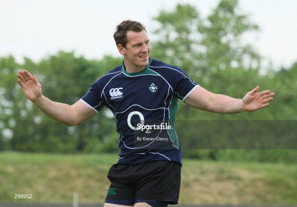 19 May 2008; Ireland's Bob Casey during squad training. Ireland rugby squad training, University of Limerick, Limerick. Picture credit: Kieran Clancy / SPORTSFILE