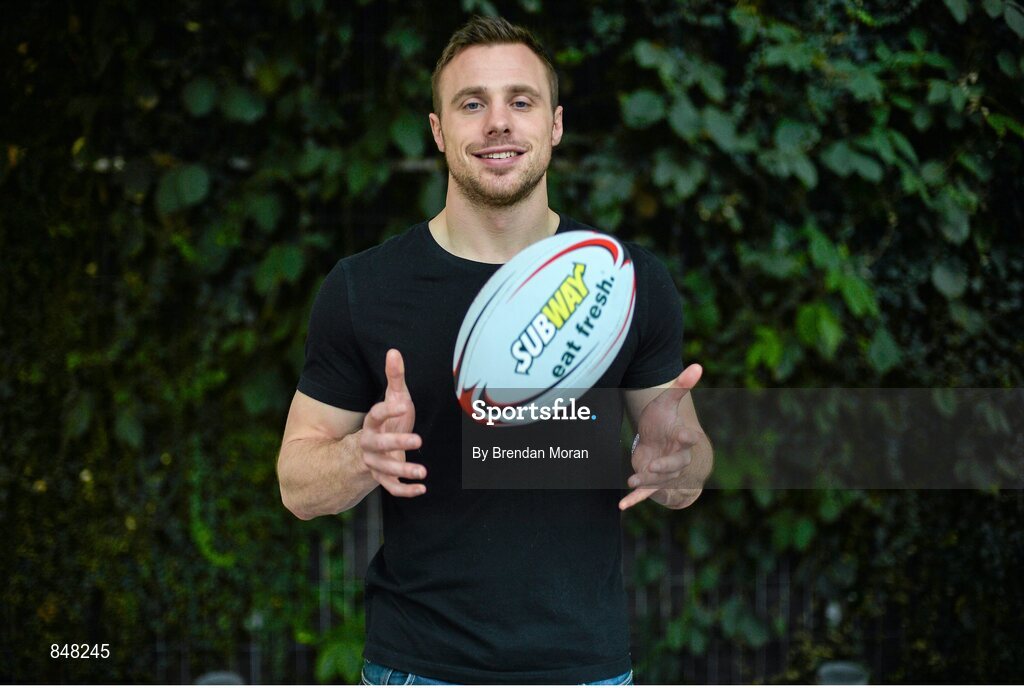 22 April 2015; SUBWAY® stores are giving FOUR lucky sports teams the chance to win a training session with SUBWAY® Famous Fan Tommy Bowe and €1,000 worth of sports gear for their team. #TrainWithTommy is open to schools, local rugby teams and tag teams and is part of the SUBWAY® brand’s ongoing commitment to encourage people to take part in a healtheir, more active lifestyle. Visit www.facebook.com/SUBWAY.UK.Ireland for details.. Picture credit: Brendan Moran / SPORTSFILE