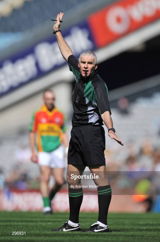 18 May 2008; Gerry Kinneavy, Referee. GAA Football Leinster Senior Championship 1st Round, Meath v Carlow, Croke Park, Dublin. Picture credit: Brendan Moran / SPORTSFILE