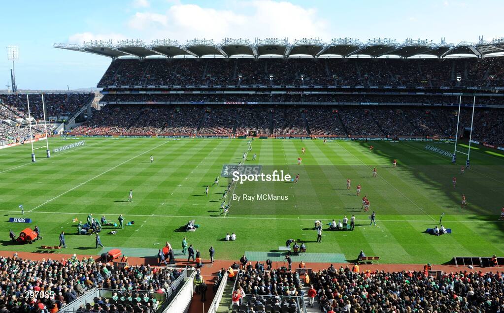 8 March 2008; A general view of Croke park as the game starts. RBS Six Nations Rugby Championship, Ireland v Wales, Croke Park, Dublin. Picture credit: Ray McManus / SPORTSFILE