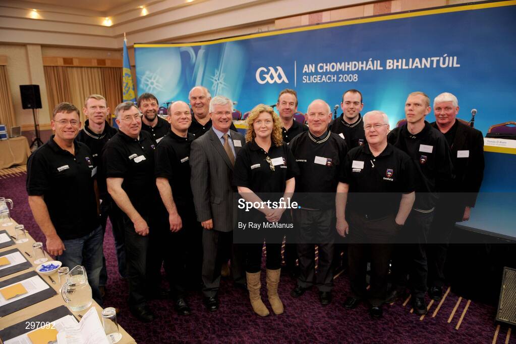 11 April 2008; Local officials before the start of the 2008 GAA Annual Congress. Radisson Hotel, Ballincar, Sligo. Picture credit: Ray McManus / SPORTSFILE