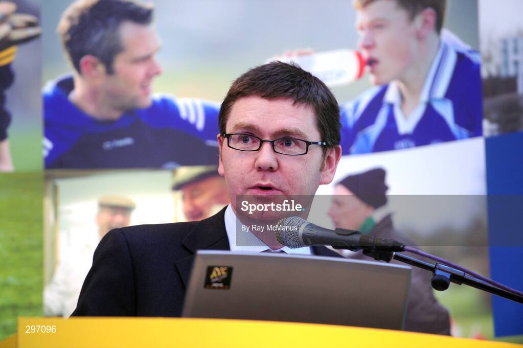 11 April 2008; GAA Financial Director Tom Ryan speaking at the 2008 GAA Annual Congress. Radisson Hotel, Ballincar, Sligo. Picture credit: Ray McManus / SPORTSFILE