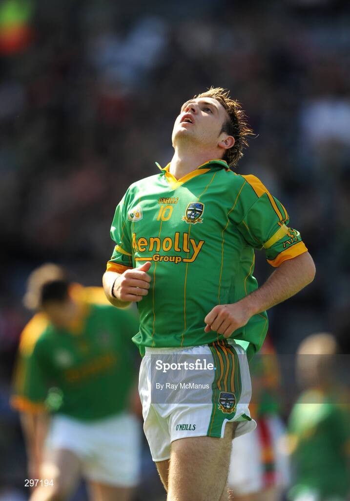 18 May 2008; Alan Nestor, Meath, after missing a goal chance early in the game. GAA Football Leinster Senior Championship 1st Round, Meath v Carlow, Croke Park, Dublin. Picture credit: Ray McManus / SPORTSFILE