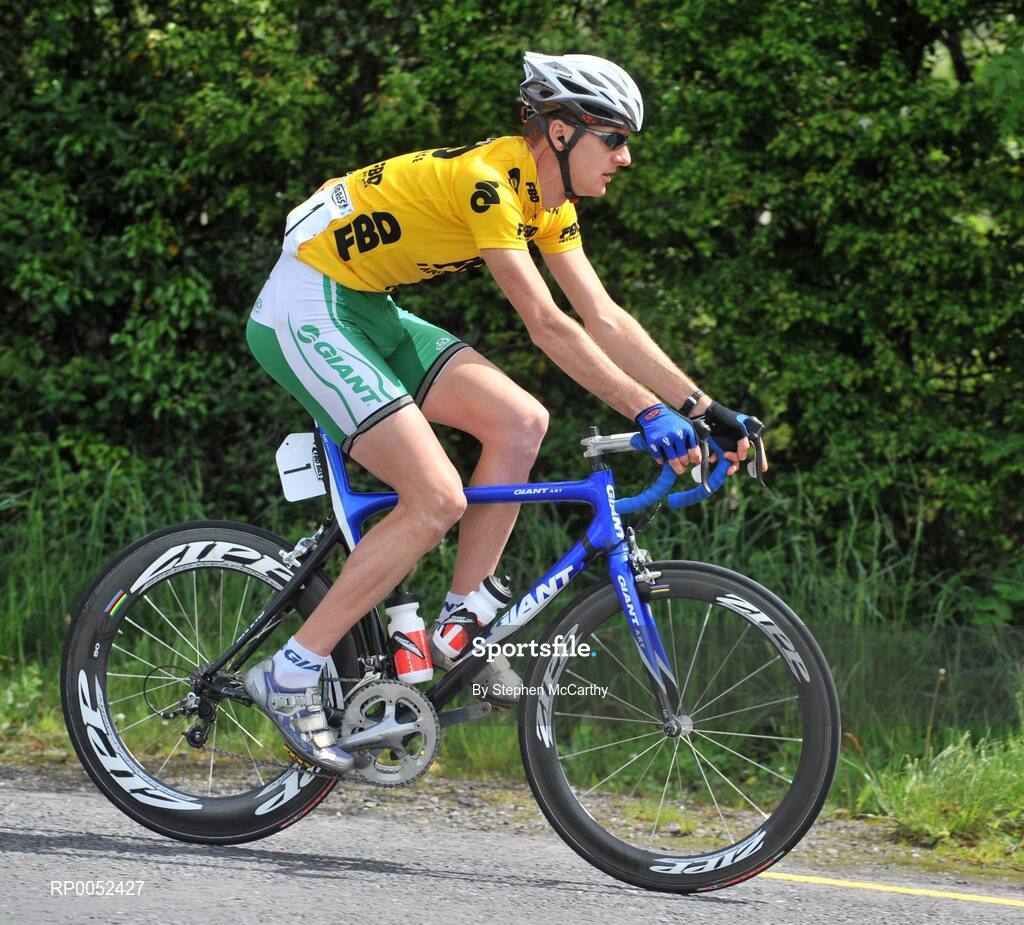 22 May 2008; Race leader David McCann, Irish National team, on the approach to Killarney. FBD Insurance Ras 2008 - Stage 5, Tralee - Skibbereen. Picture credit: Stephen McCarthy / SPORTSFILE