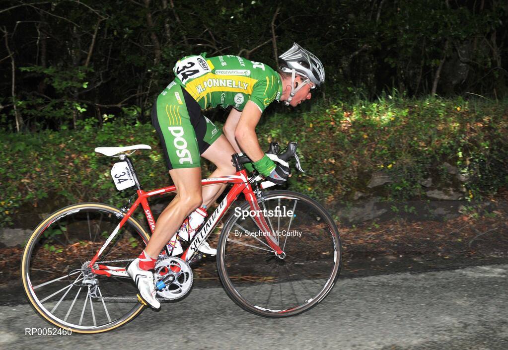 22 May 2008; Benny de Schrooder, An Post sponsored Sean Kelly team, on the approach to Kenmare, Co. Kerry. FBD Insurance Ras 2008 - Stage 5, Tralee - Skibbereen. Picture credit: Stephen McCarthy / SPORTSFILE