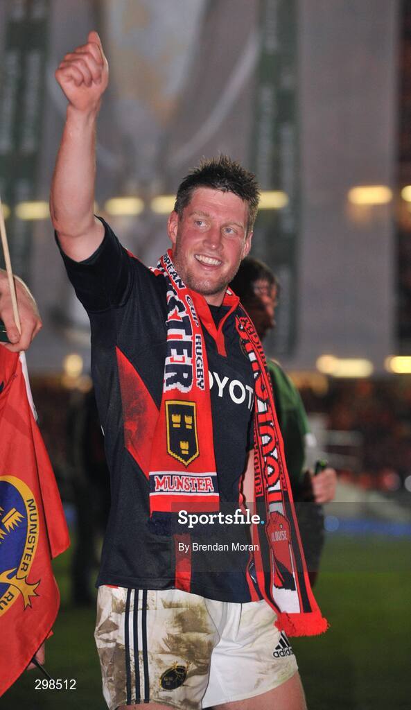 24 May 2008; Munster's Ronan O'Gara after the game. Heineken Cup Final, Munster v Toulouse, Millennium Stadium, Cardiff, Wales. Picture credit: Brendan Moran / SPORTSFILE