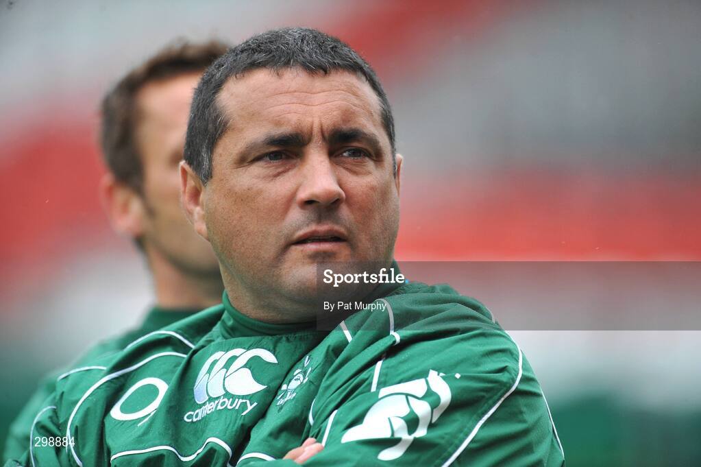 26 May 2008; Ireland interim coach Michael Bradley during squad training. Ireland rugby squad training, Captain's run, Kingsholm, Gloucester, England. Picture credit: Pat Murphy / SPORTSFILE *** Local Caption ***
