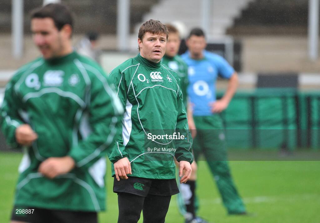 26 May 2008; Ireland's Brian O'Driscoll during squad training. Ireland rugby squad training, Captain's run, Kingsholm, Gloucester, England. Picture credit: Pat Murphy / SPORTSFILE *** Local Caption ***