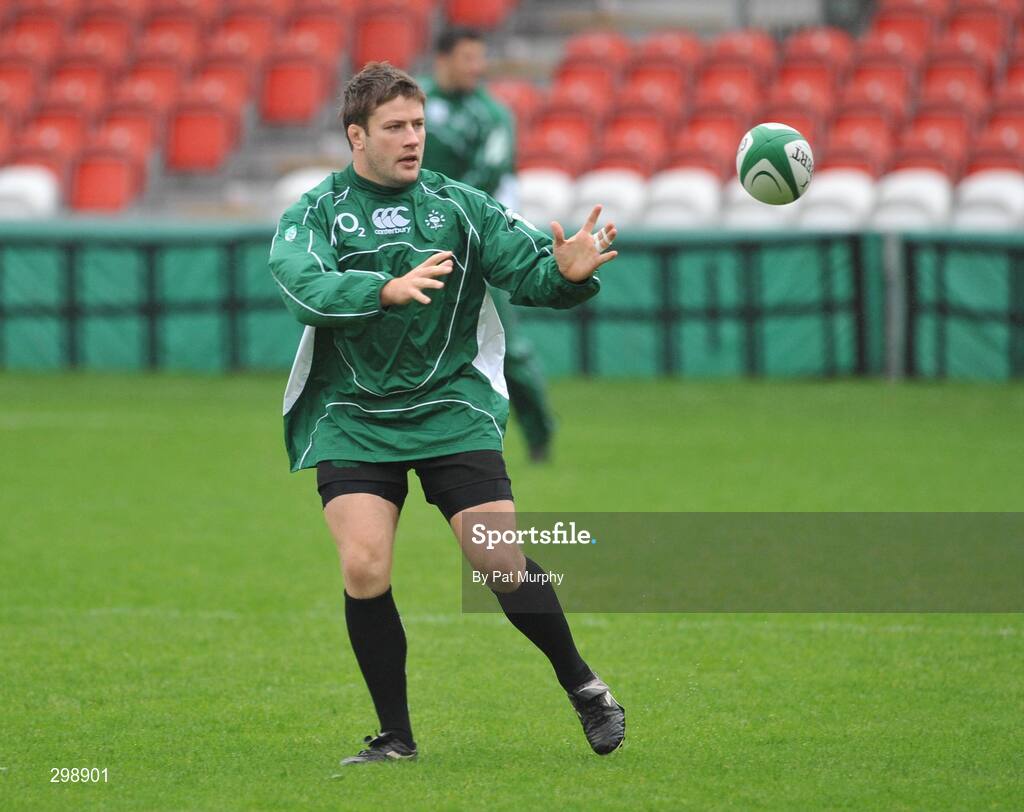 26 May 2008; Ireland's Bryan Young during squad training. Ireland rugby squad training, Captain's run, Kingsholm, Gloucester, England. Picture credit: Pat Murphy / SPORTSFILE *** Local Caption ***