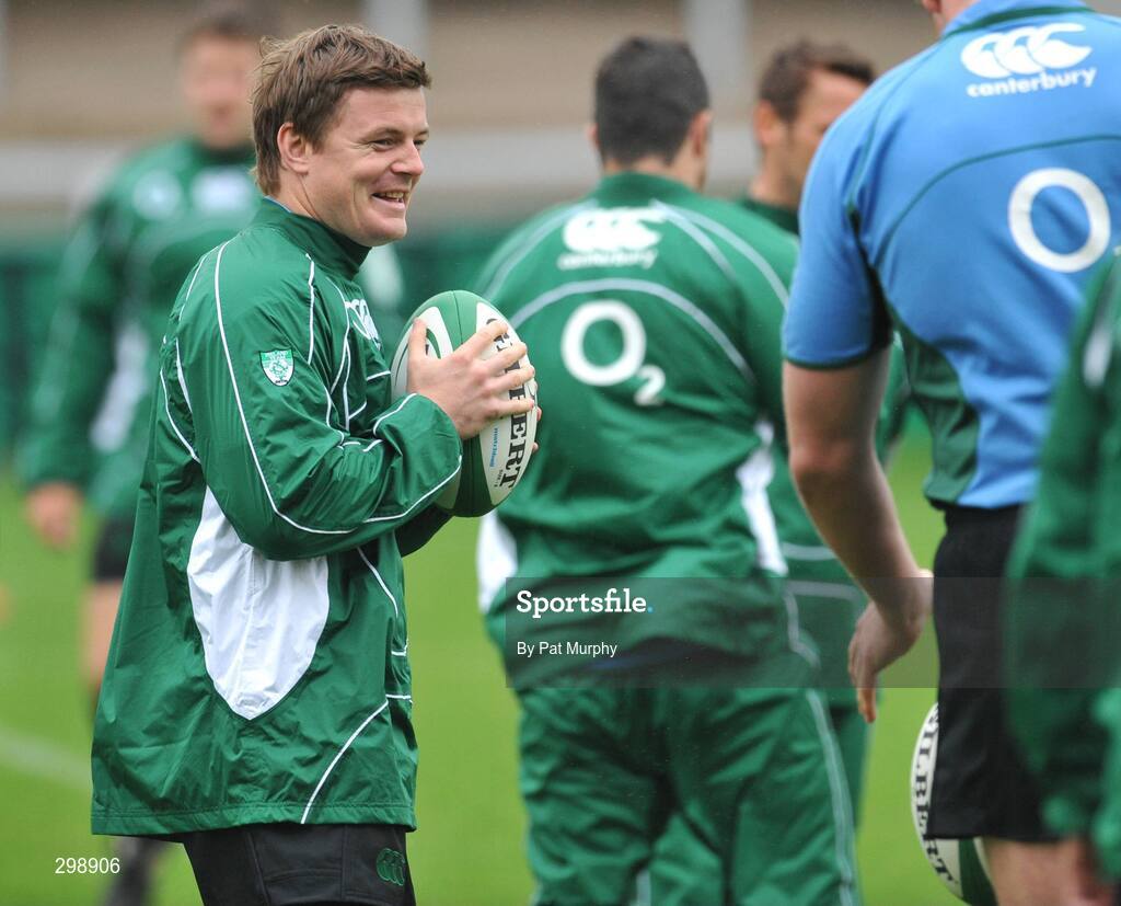 26 May 2008; Ireland's Brian O'Driscoll during squad training. Ireland rugby squad training, Captain's run, Kingsholm, Gloucester, England. Picture credit: Pat Murphy / SPORTSFILE *** Local Caption ***