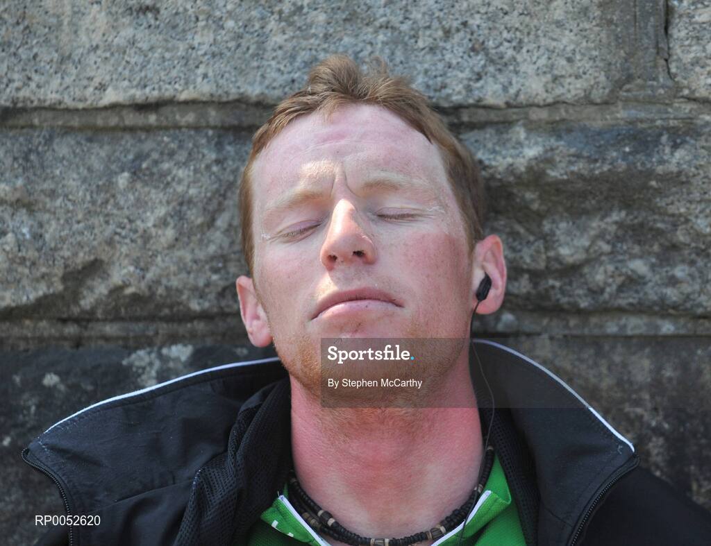 24 May 2008; Stephen Gallagher, An Post sponsored Sean Kelly team, after the race. FBD Insurance Ras 2008 - Stage 7, Clonmel - Roundwood. Picture credit: Stephen McCarthy / SPORTSFILE
