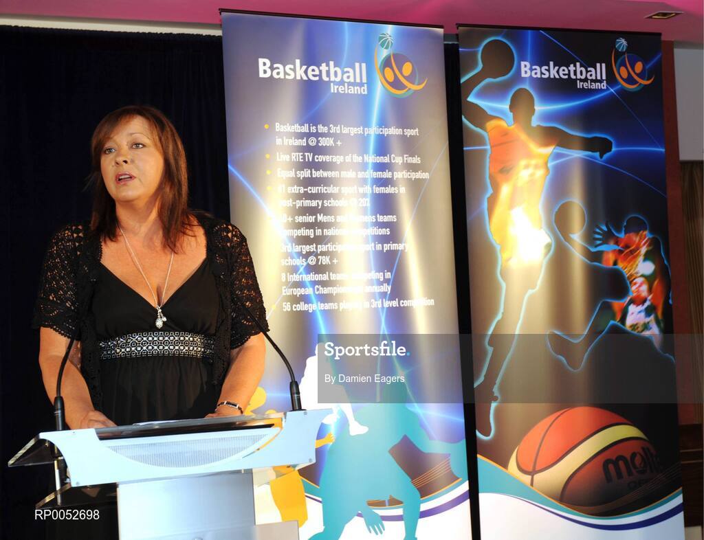 24 May 2008; Debbie Massey, CEO Basketball Ireland, at the Basketball Ireland annual awards. The Tower Hotel, Whitestown Way, Tallaght, Dublin. Picture credit: Damien Eagers / SPORTSFILE