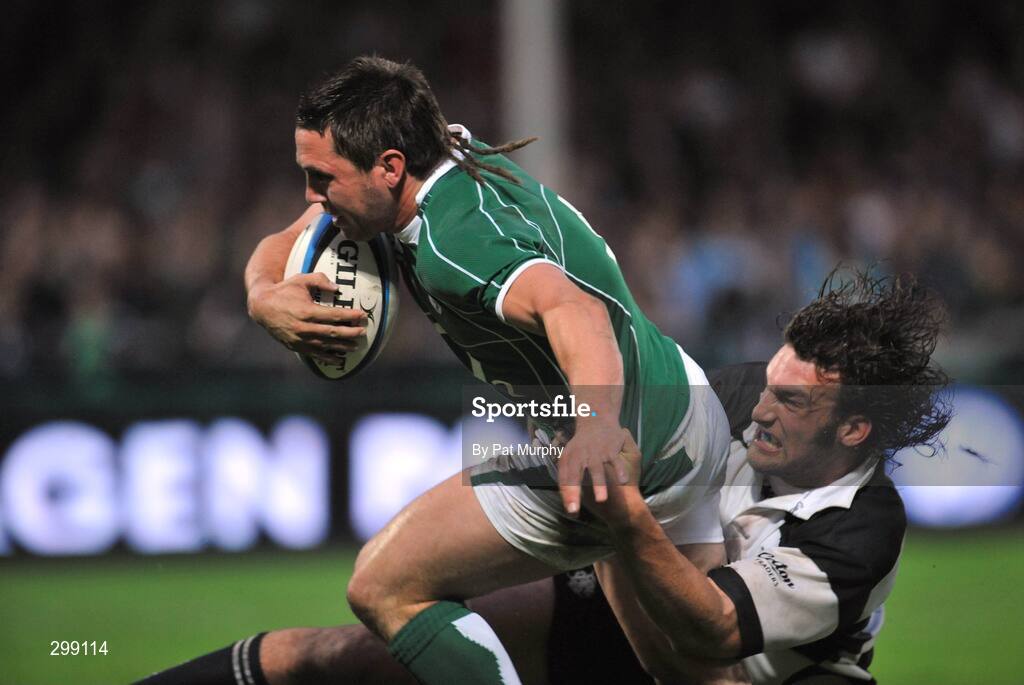 27 May 2008; Isaac Boss, Ireland, in action against Ross Skeate, Barbarians. Representative game, Ireland v Barbarians, Kingsholm, Gloucester, England. Picture credit: Pat Murphy / SPORTSFILE *** Local Caption ***