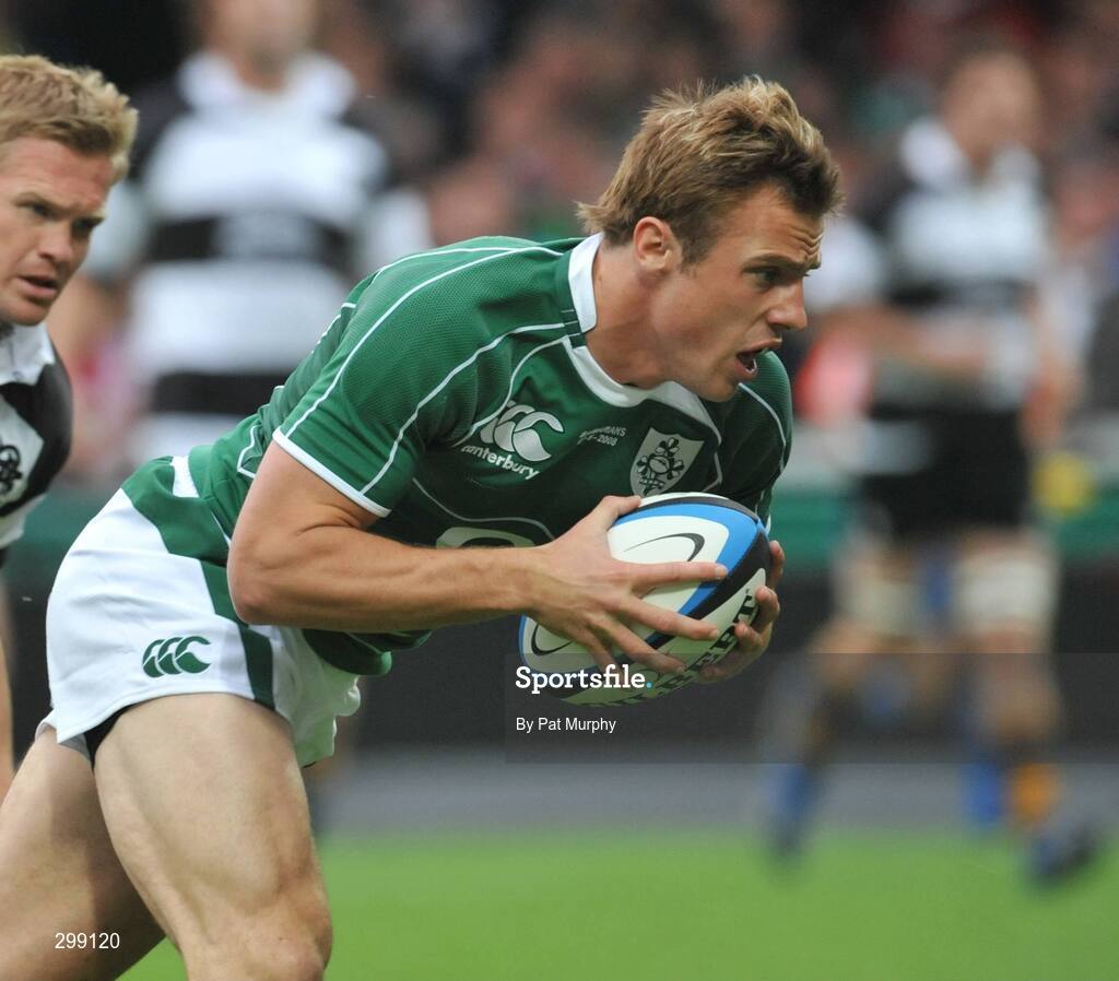 27 May 2008; Tommy Bowe, Ireland. Representative game, Ireland v Barbarians, Kingsholm, Gloucester, England. Picture credit: Pat Murphy / SPORTSFILE *** Local Caption ***