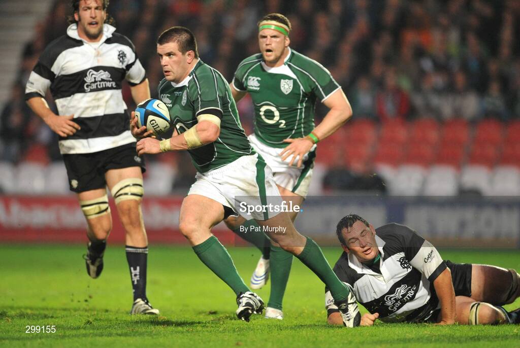 27 May 2008; Shane Jennings, Ireland. Representative game, Ireland v Barbarians, Kingsholm, Gloucester, England. Picture credit: Pat Murphy / SPORTSFILE *** Local Caption ***