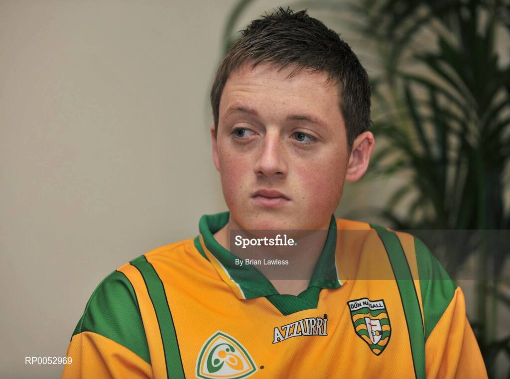 28 May 2008; GPA and Halifax have launched a new hurling initiative aimed at promoting the game in the non-traditional counties. The Hurling Twinning Programme will see counties from the Nicky Rackard Cup paired with their counterparts at McCarthy Cup level. At the launch is Donegal hurler Danny Cullen. Jury's Croke Park Hotel, Dublin. Picture credit: Brian Lawless / SPORTSFILE
