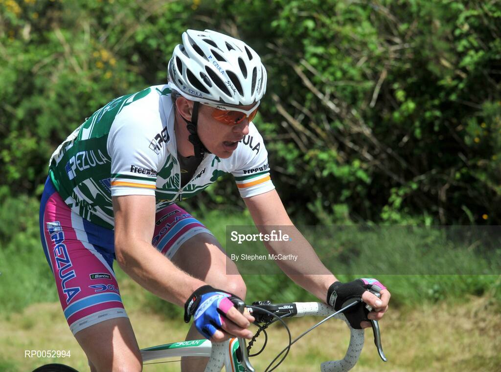 22 May 2008; Irish National champion and Pezula rider David O'Loughlin. FBD Insurance Ras 2008 - Stage 5, Tralee - Skibbereen. Picture credit: Stephen McCarthy / SPORTSFILE