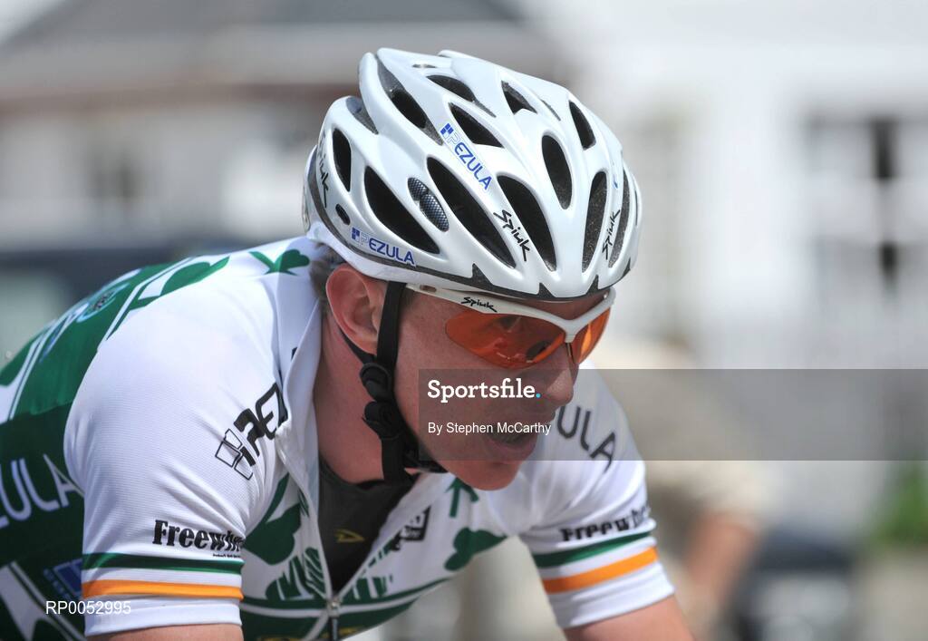22 May 2008; Irish National champion and Pezula rider David O'Loughlin. FBD Insurance Ras 2008 - Stage 5, Tralee - Skibbereen. Picture credit: Stephen McCarthy / SPORTSFILE